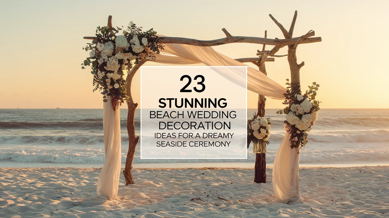 23 Stunning Beach Wedding Decoration Ideas for a Dreamy Seaside Ceremony