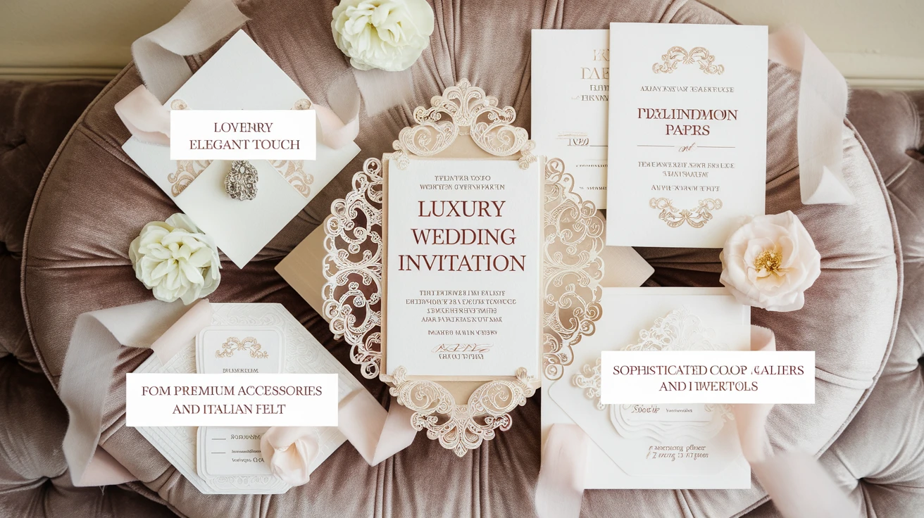 12 best luxury wedding invitation paper types for an elegant touch