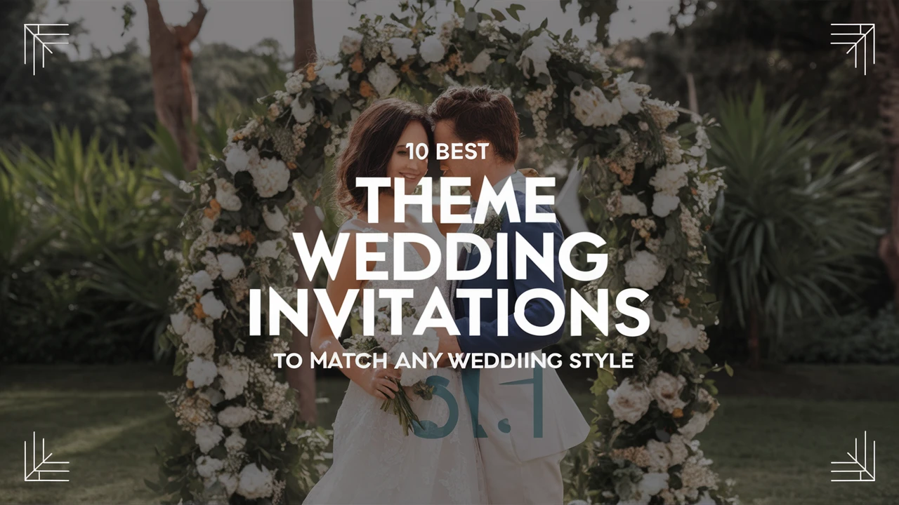 10 best theme wedding invitations to match any wedding style