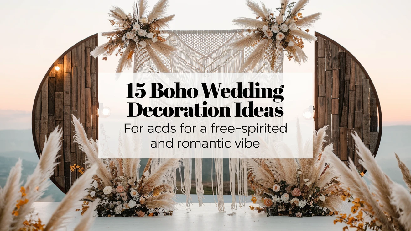 15 Boho Wedding Decoration Ideas for a Free-Spirited and Romantic Vibe