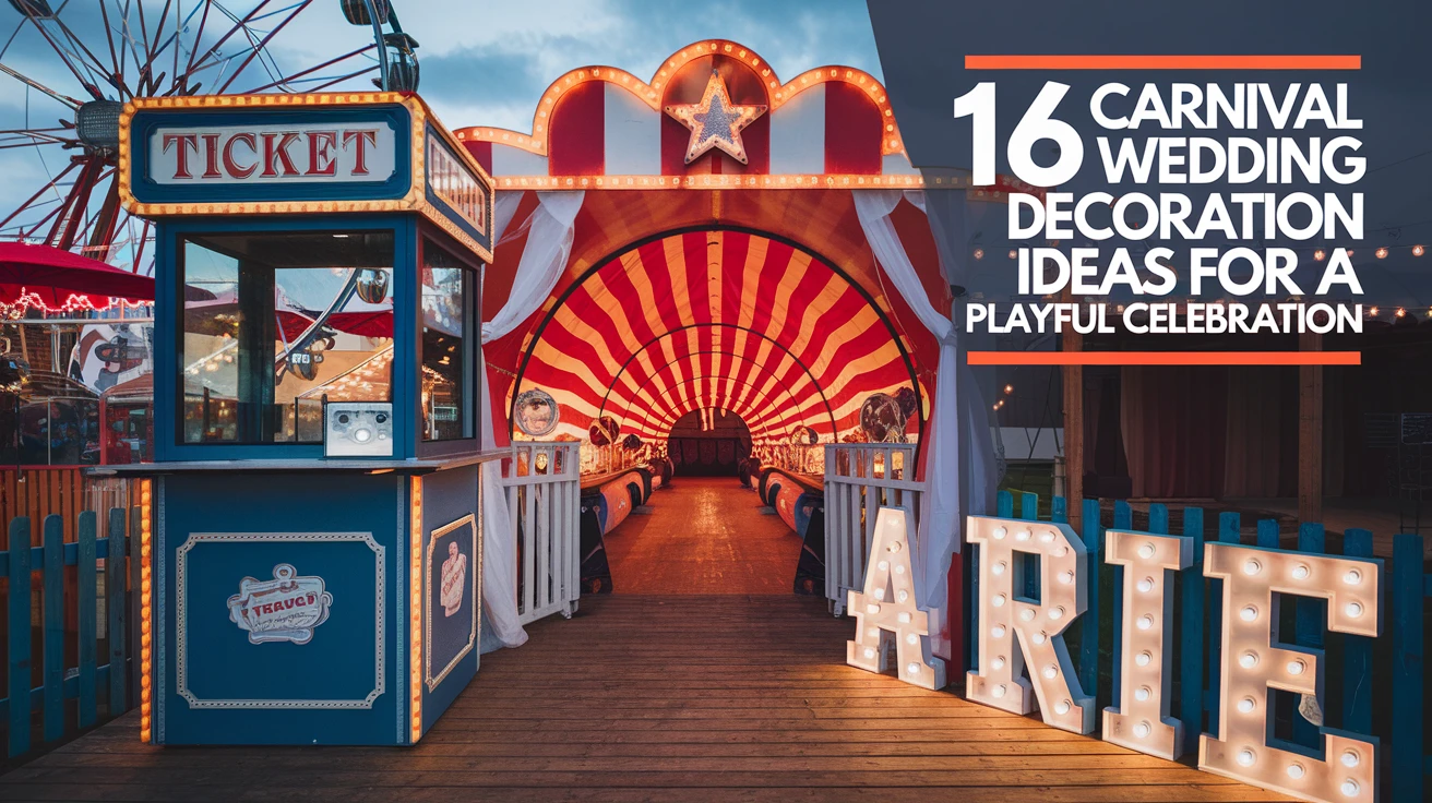 16 Carnival Wedding Decoration Ideas for a Playful Celebration
