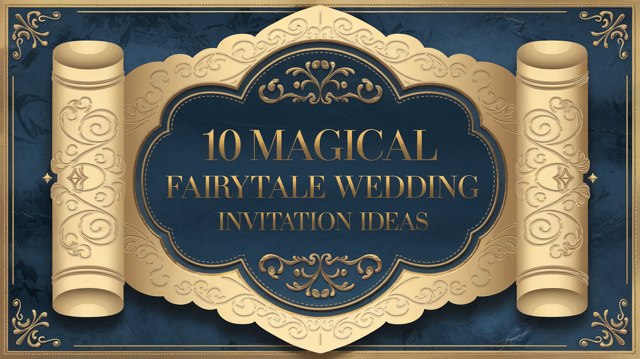 10 magical fairytale wedding invitation ideas for a storybook romance