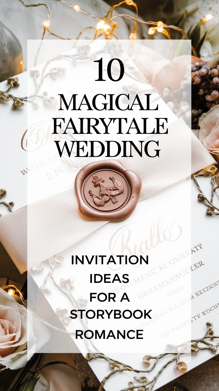 10 magical fairytale wedding invitation ideas for a storybook romance