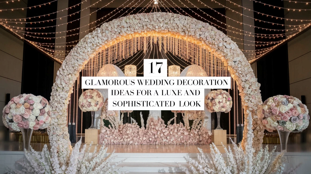 17 Glamorous Wedding Decoration Ideas for a Luxe and Sophisticated Look