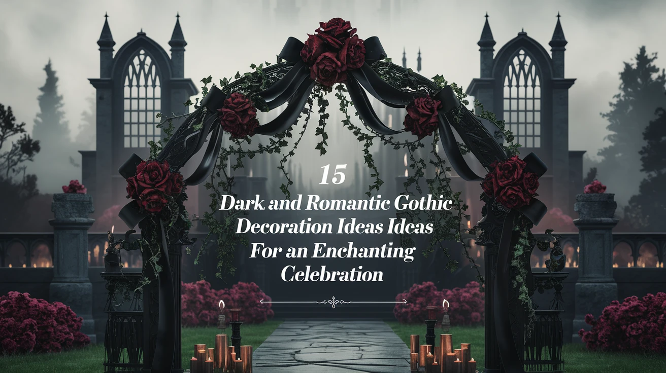 15 Dark and Romantic Gothic Wedding Decoration Ideas for an Enchanting Celebration