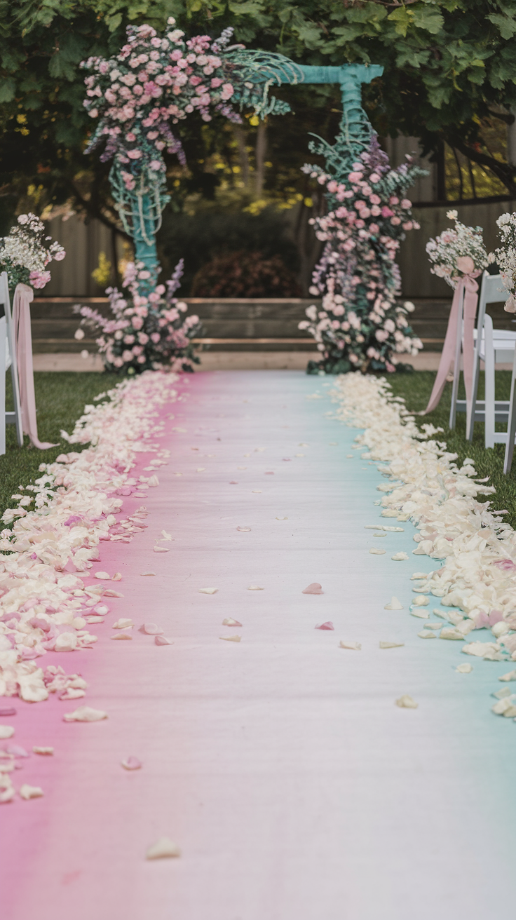 Gradient Aisle Runner
