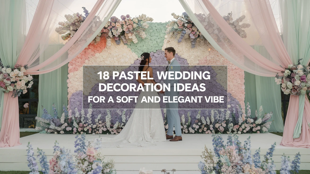 18 Pastel Wedding Decoration Ideas for a Soft and Elegant Vibe