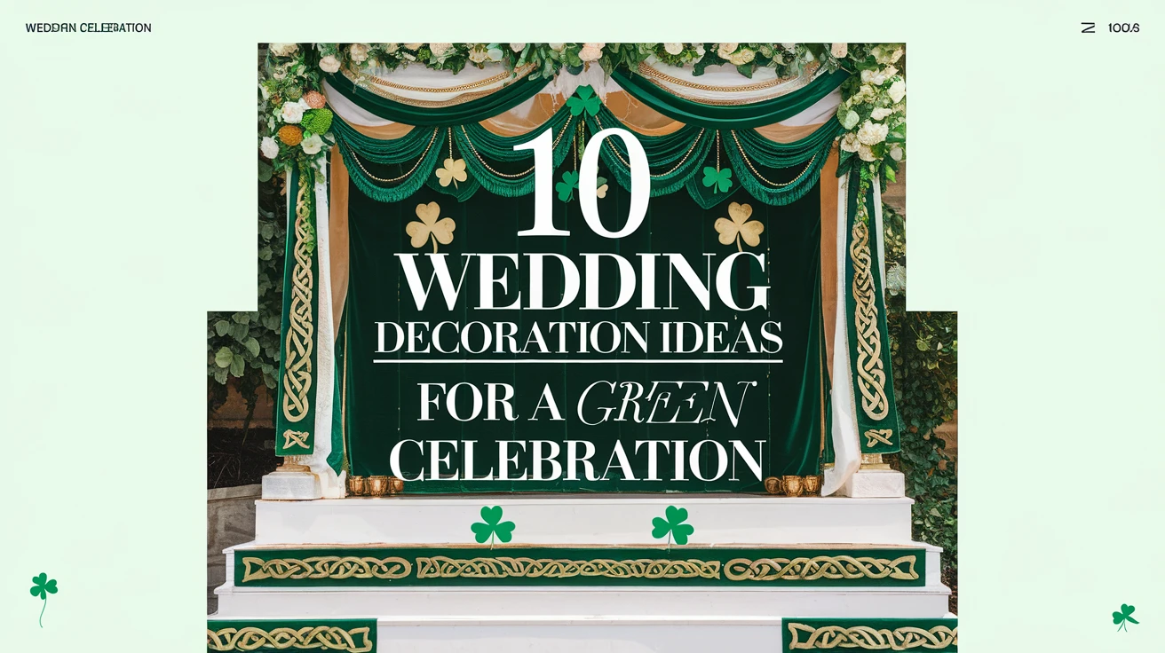 10 Wedding Decoration Ideas for a Green Celebration