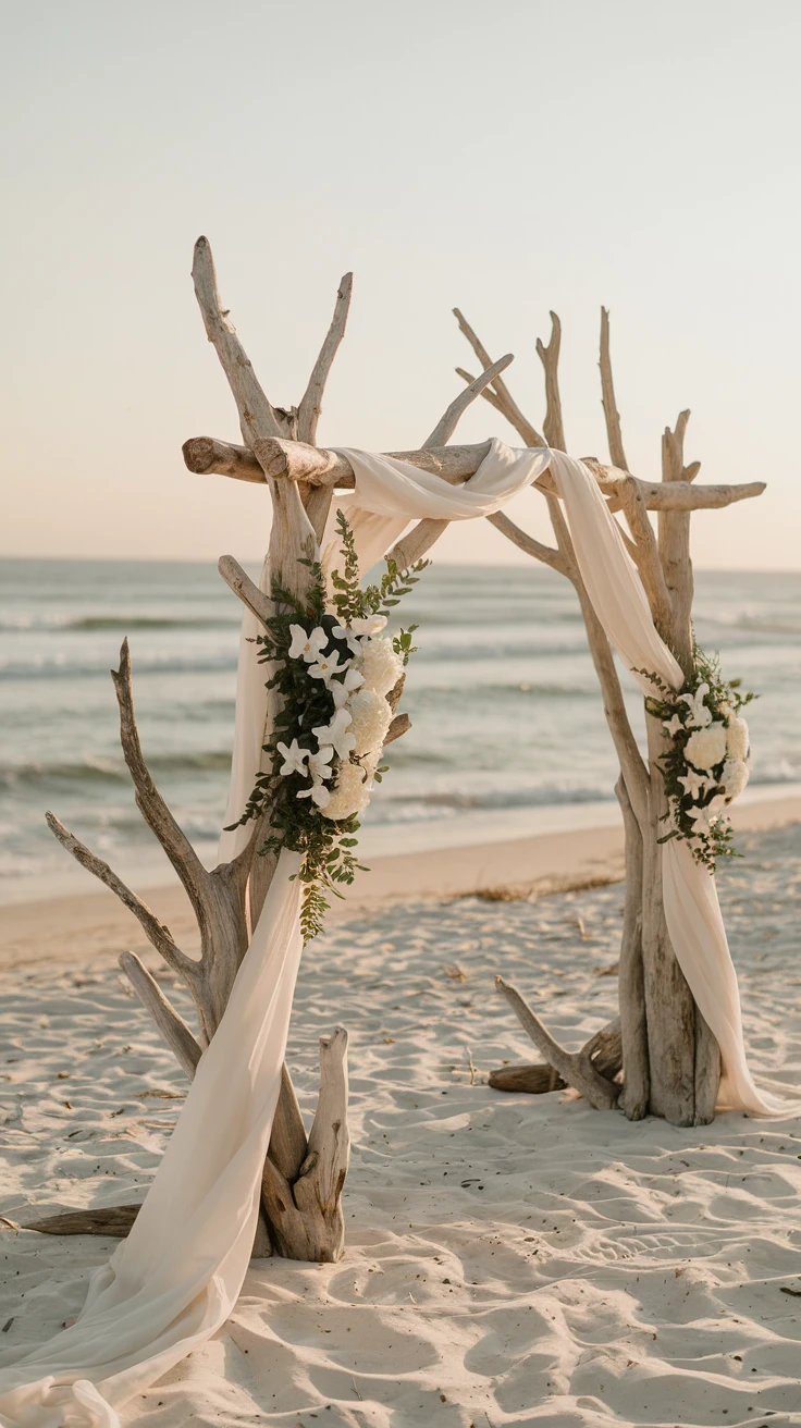 1. Driftwood Wedding Arch