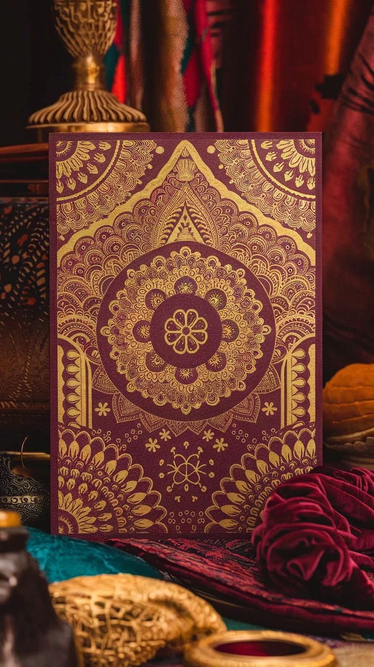 10. Cultural Fusion: Ethnic-Inspired Invitations