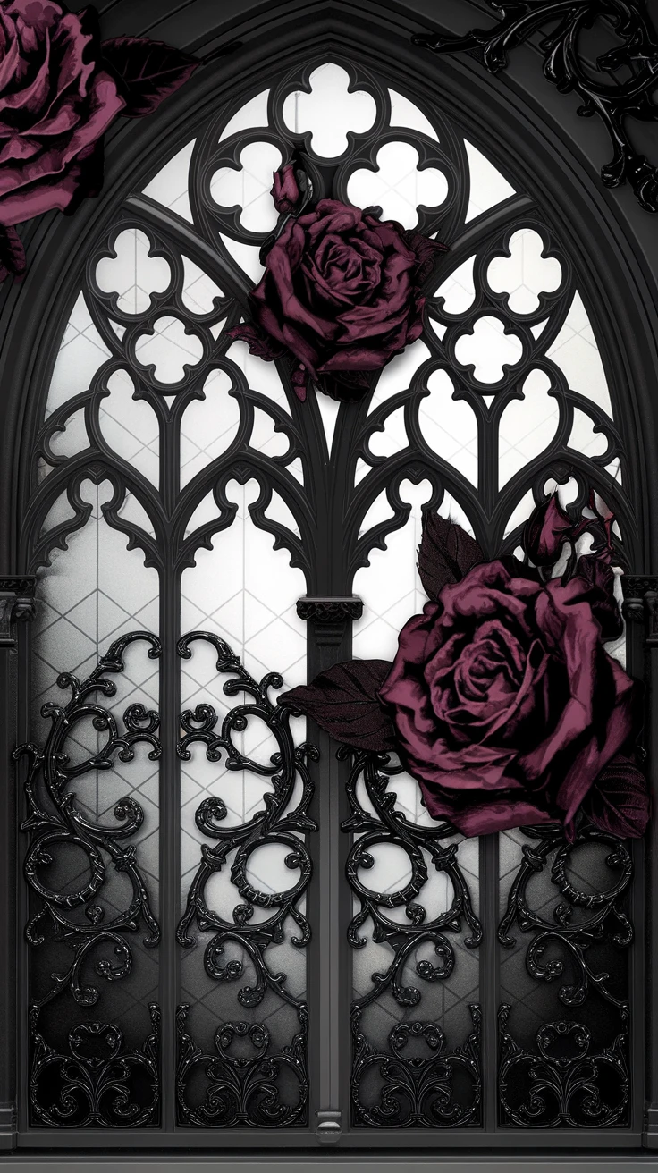 11. Gothic Romance: Dark and Dramatic Invitations