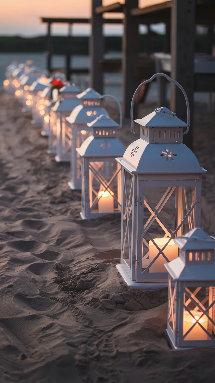 11. Lantern Aisle Lighting