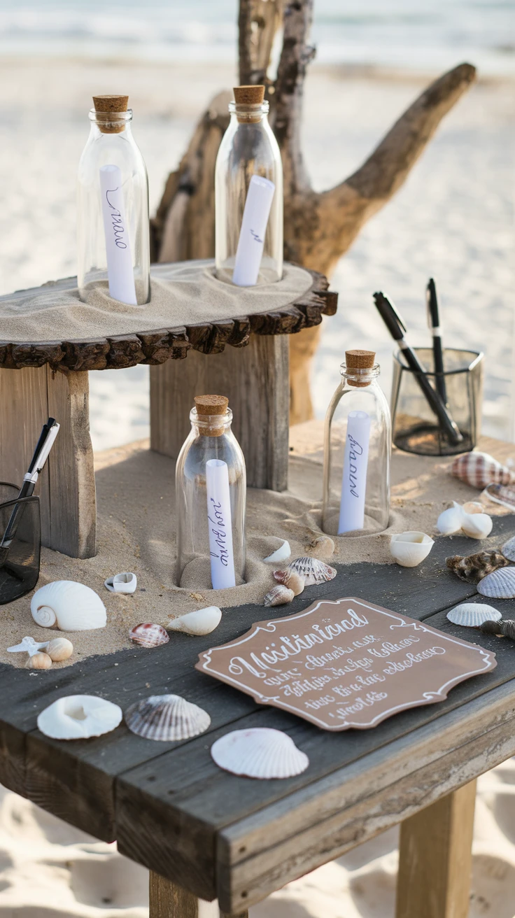 13. Message in a Bottle Guestbook