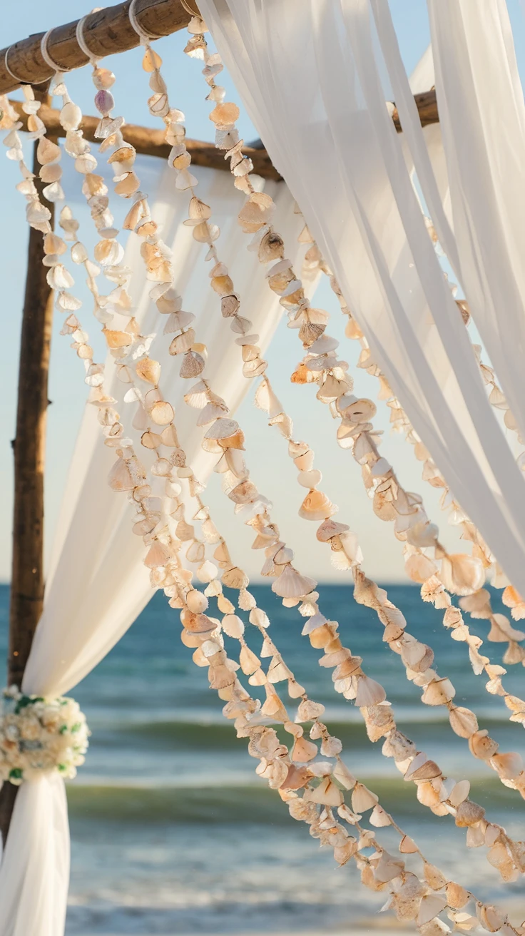 14. Shell Garland Backdrop