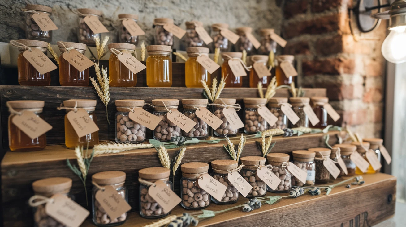 15. Farmhouse-Style Wedding Favors