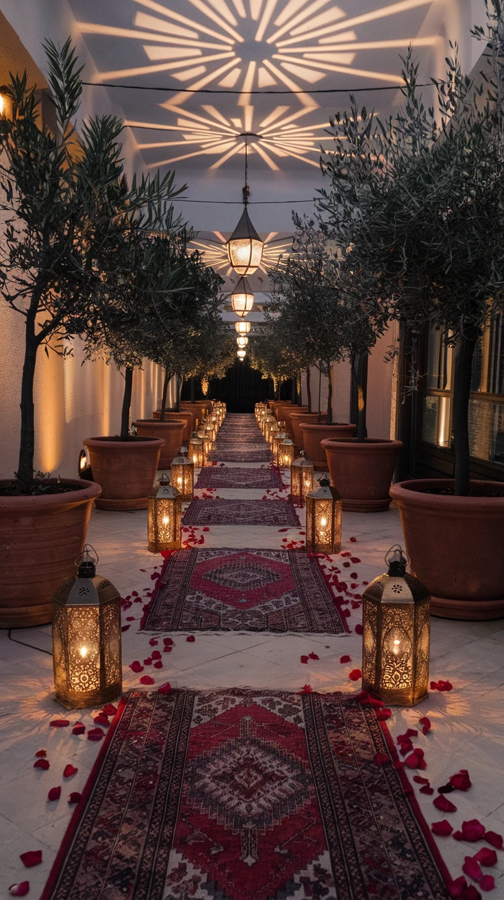 15. Pathway and Aisle Decoration