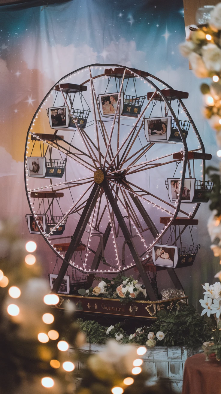 16. Ferris Wheel Photo Display