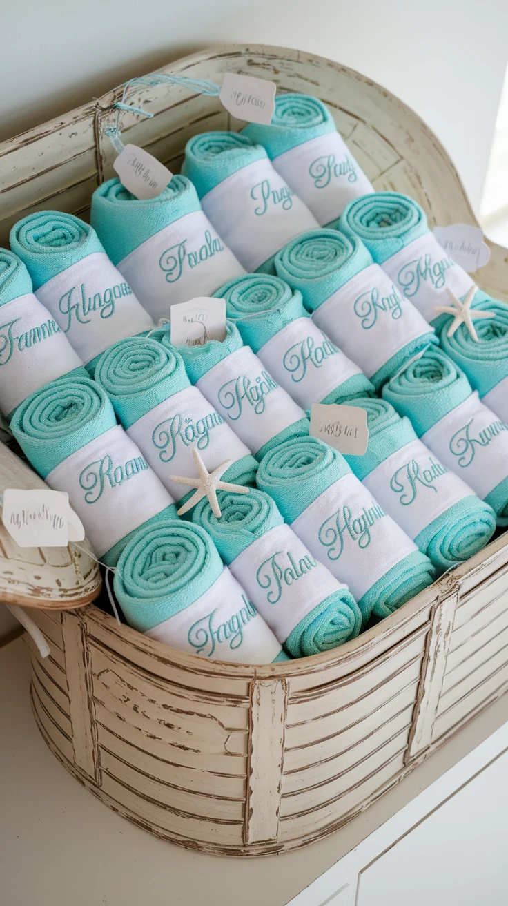 17. Personalized Beach Towels