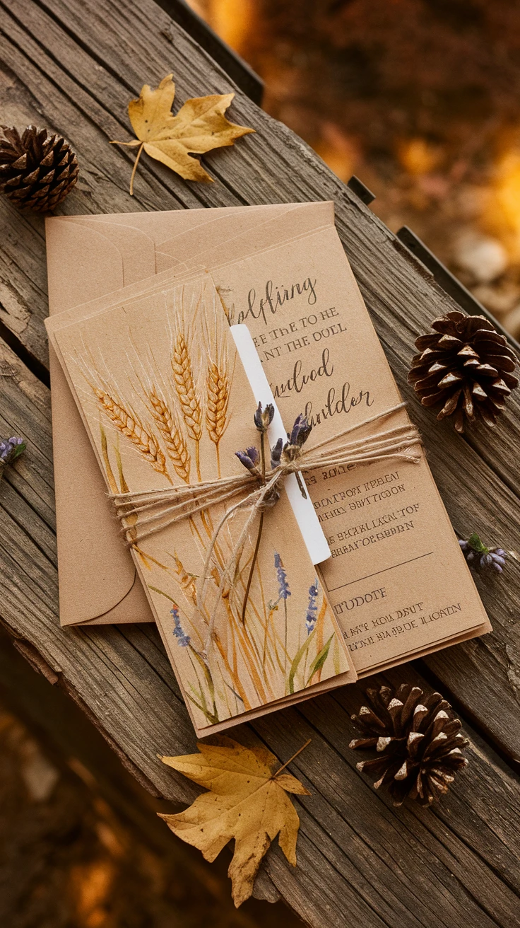 2. Rustic Charm: Country-Themed Invitations
