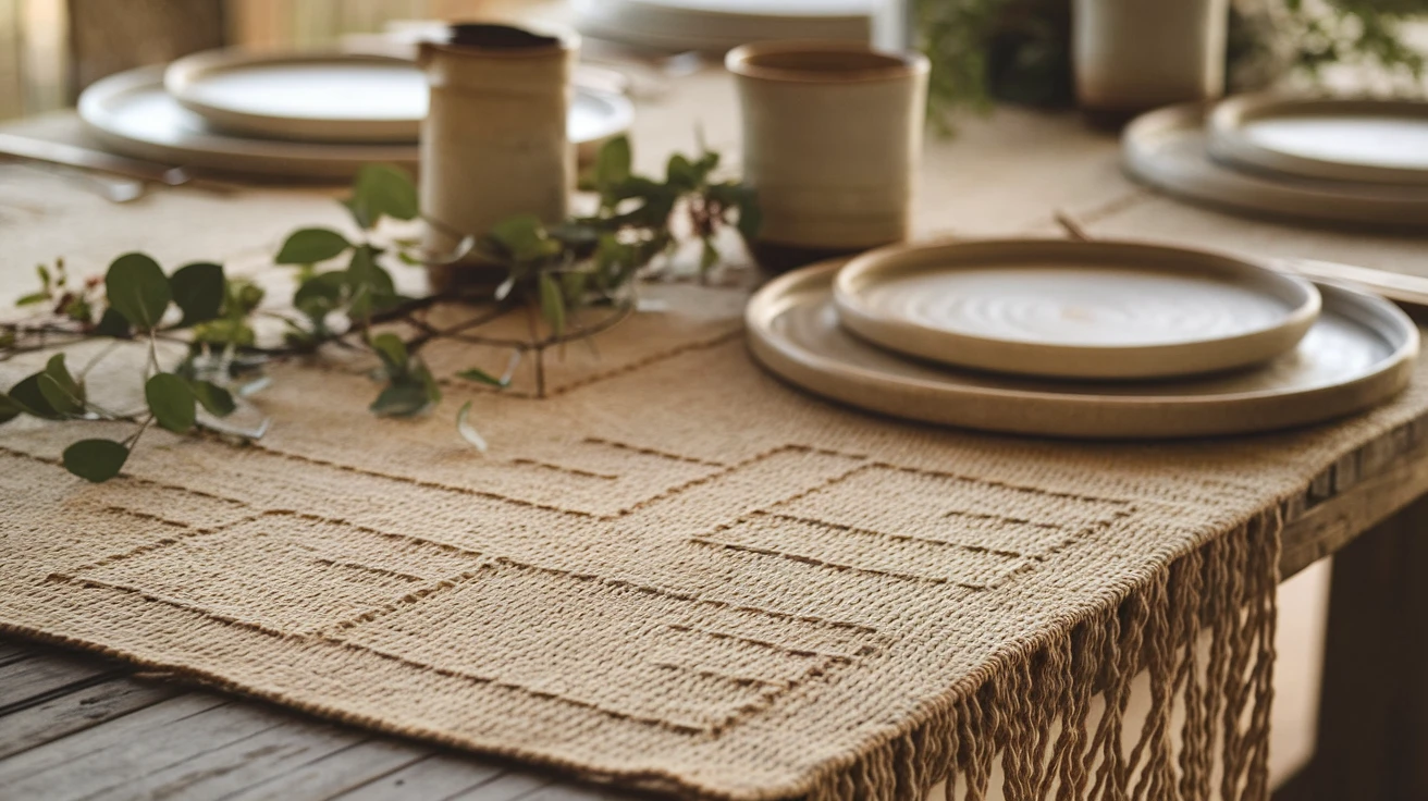 3. Woven Natural Runners