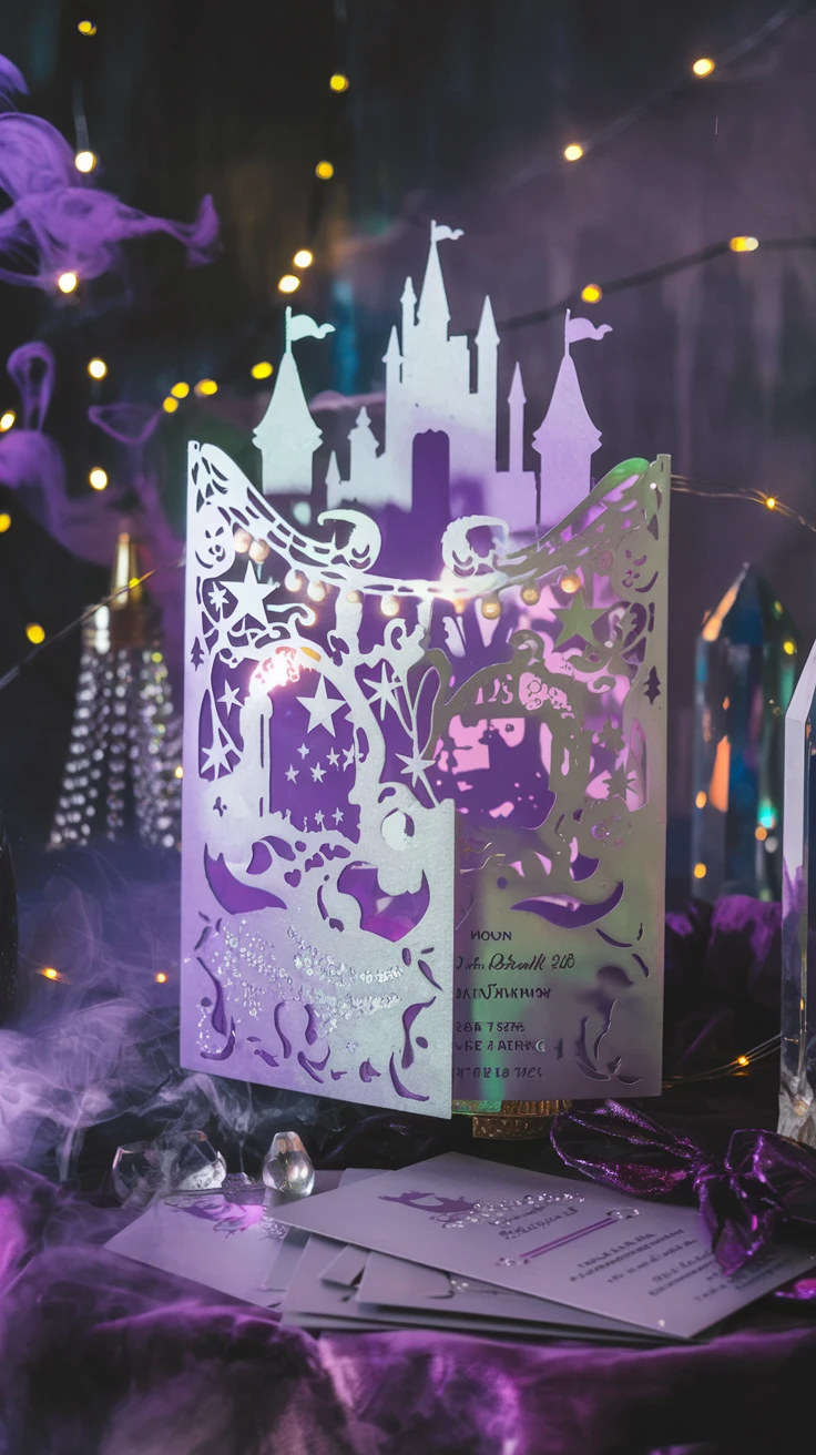 4. Enchanted Evening: Fantasy and Fairytale Invitations
