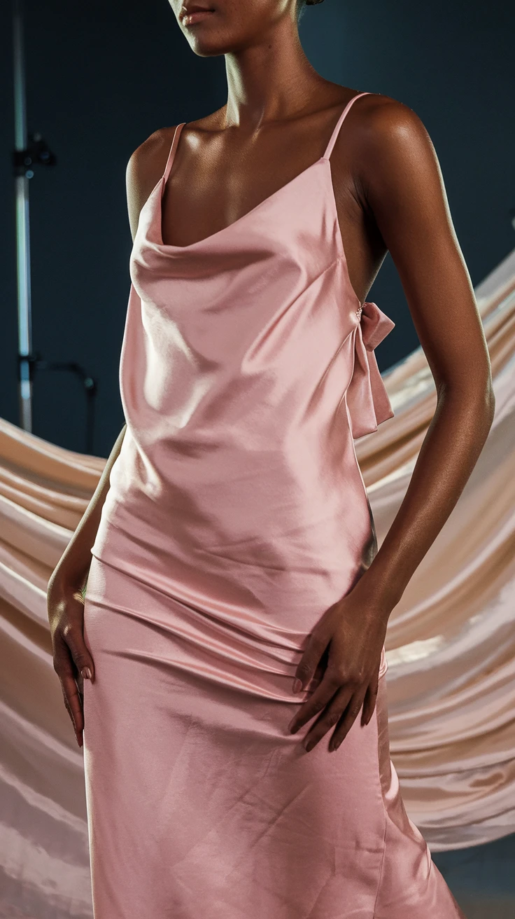 5. Sophisticated Satin Slip Dresses