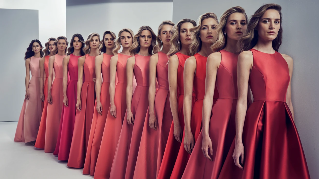 6. Bold and Beautiful: Red Ombre Statements
