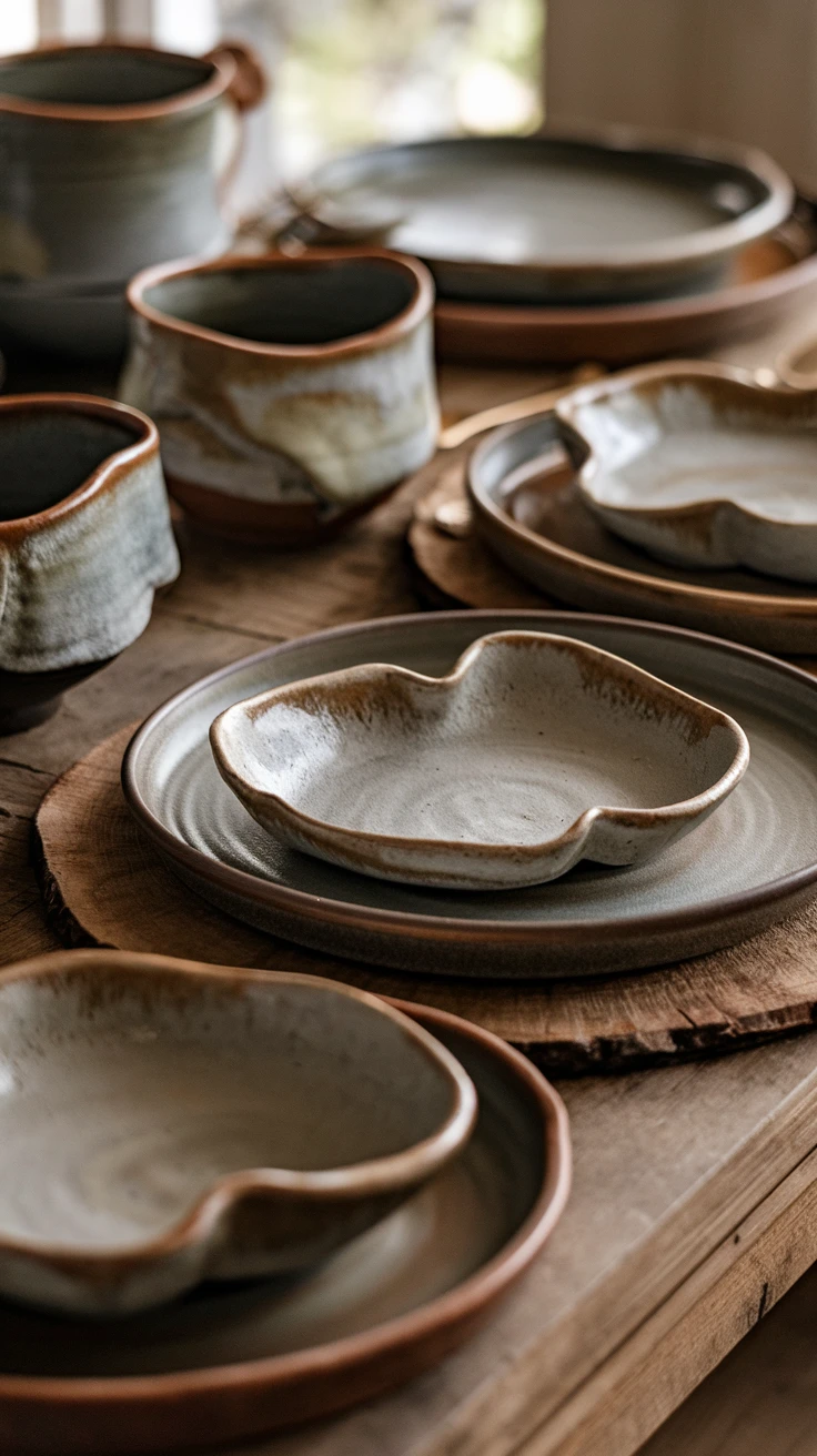 6. Handcrafted Ceramic Tableware