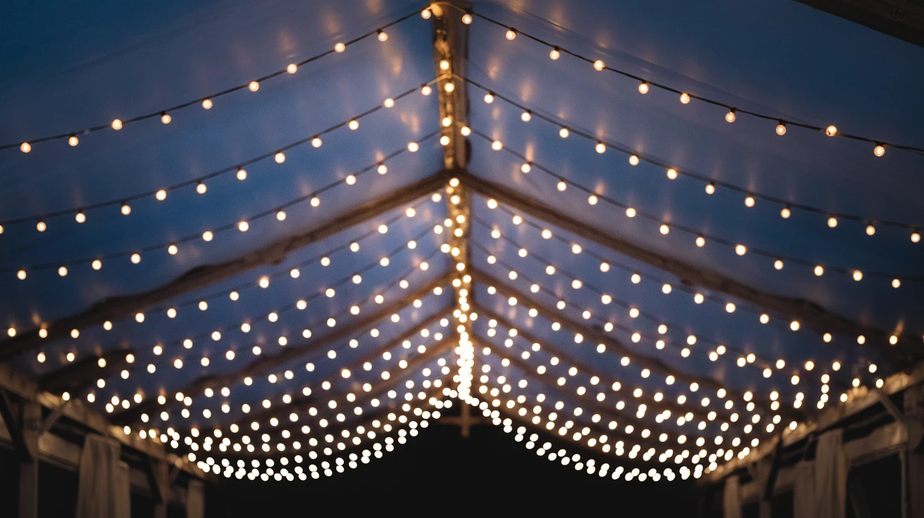 6. Twinkle Light Canopies