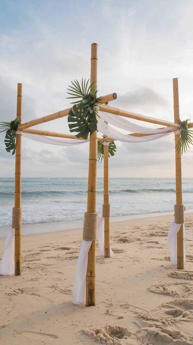 7. Bamboo Ceremony Structure