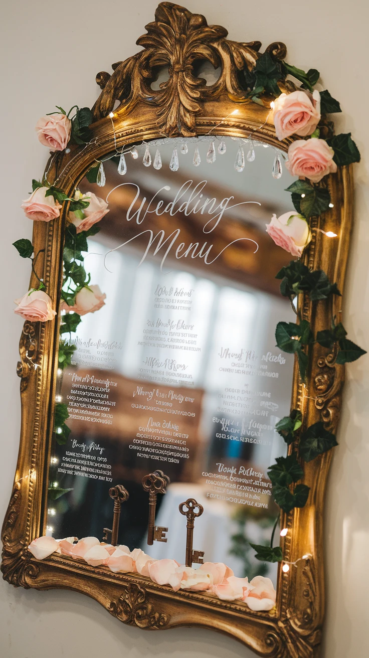 7. Princess Mirror Decorations