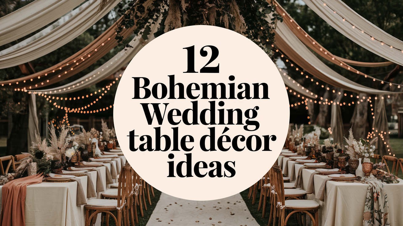 12 Bohemian Wedding Table Decor Ideas for a Free-Spirited Celebration