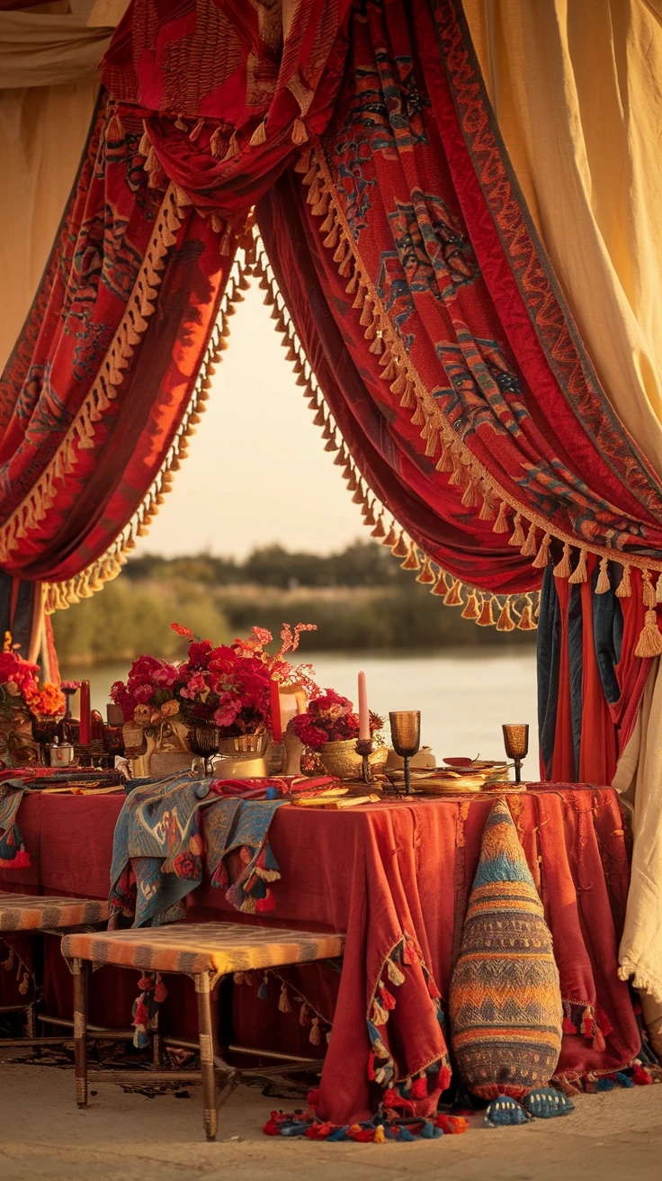 8. Vibrant Moroccan-Inspired Textiles