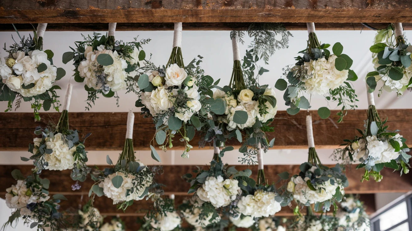9. Hanging Floral Installations