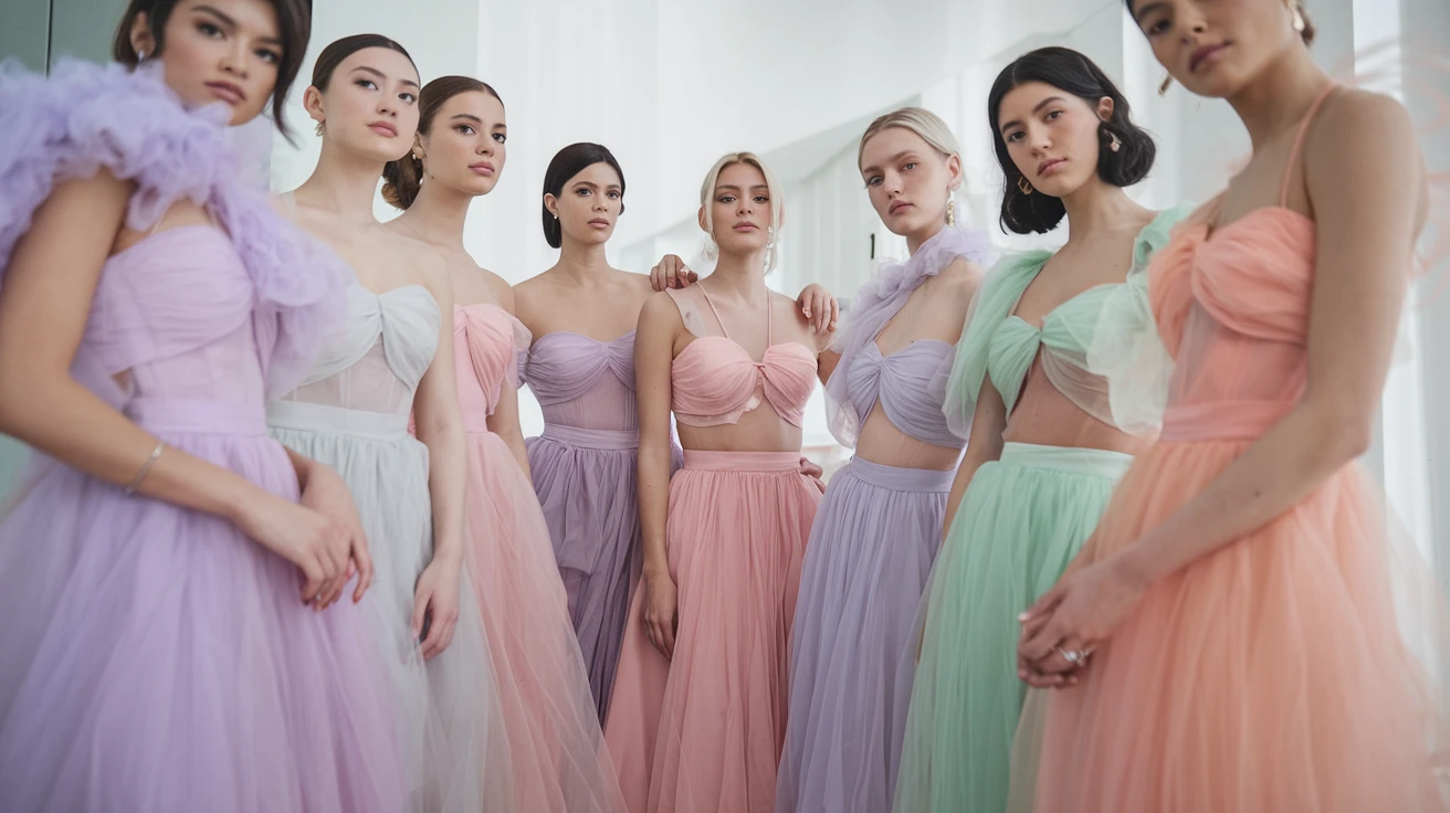 9. Pastel Paradise: Multi-Color Soft Transitions
