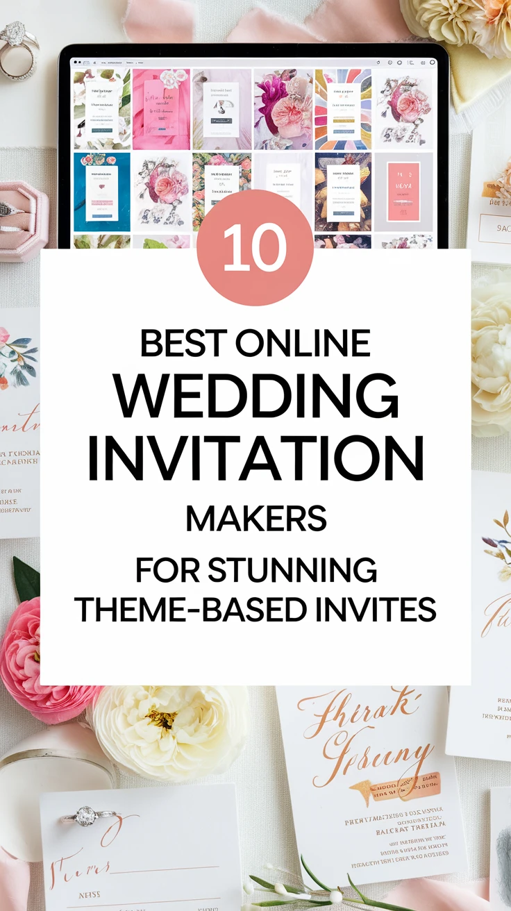 10 best online wedding invitation makers for stunning theme-based invites