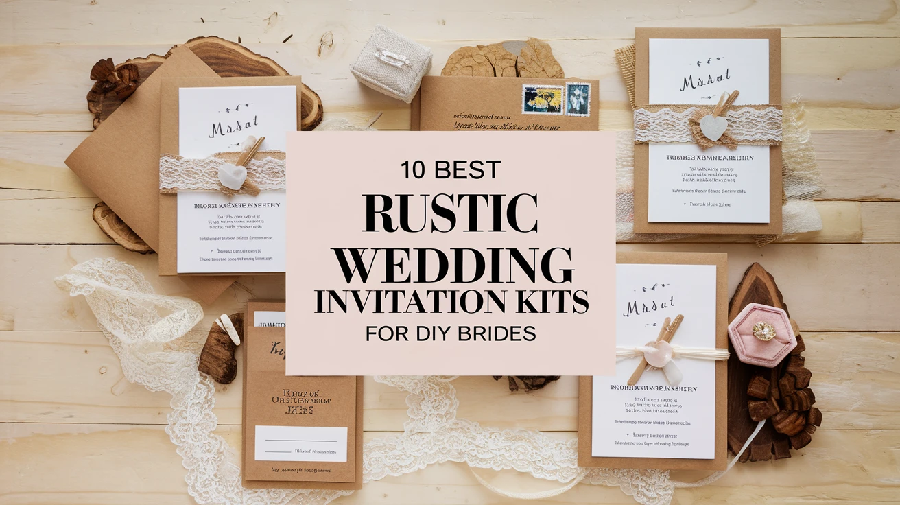10 best rustic wedding invitation kits for DIY brides
