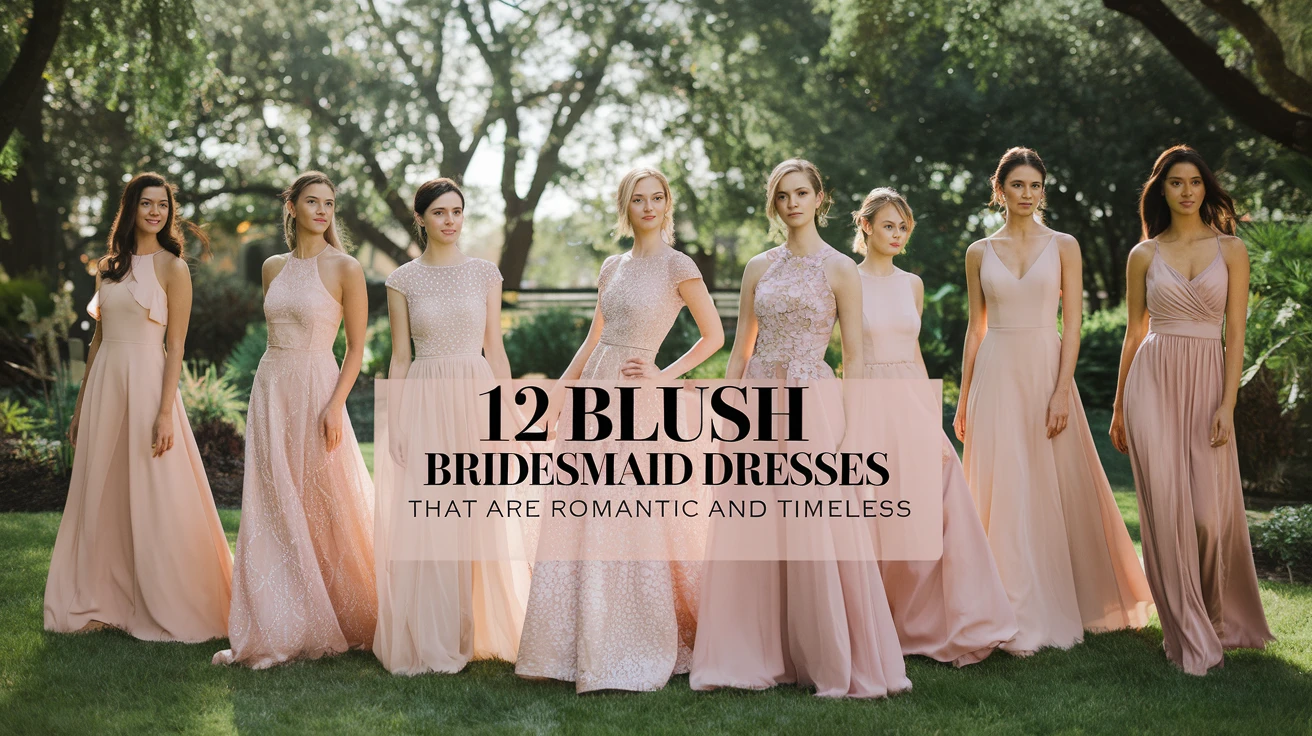 12 Blush Bridesmaid Dresses That Are Romantic and Timeless