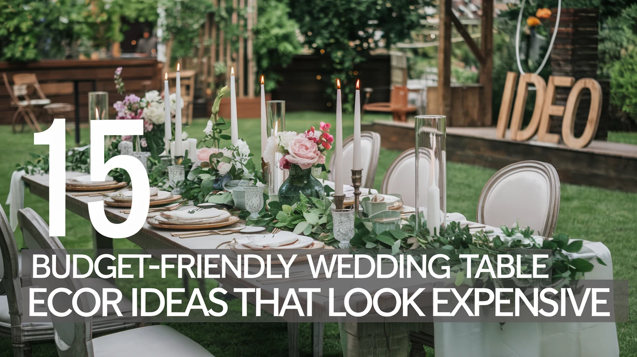 15 Budget-Friendly Wedding Table Decor Ideas That Look Expensive