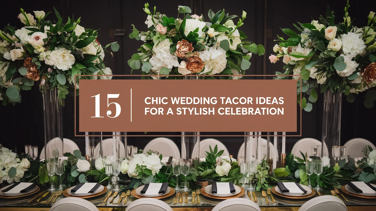 15 Chic Wedding Table Decor Ideas for a Stylish Celebration