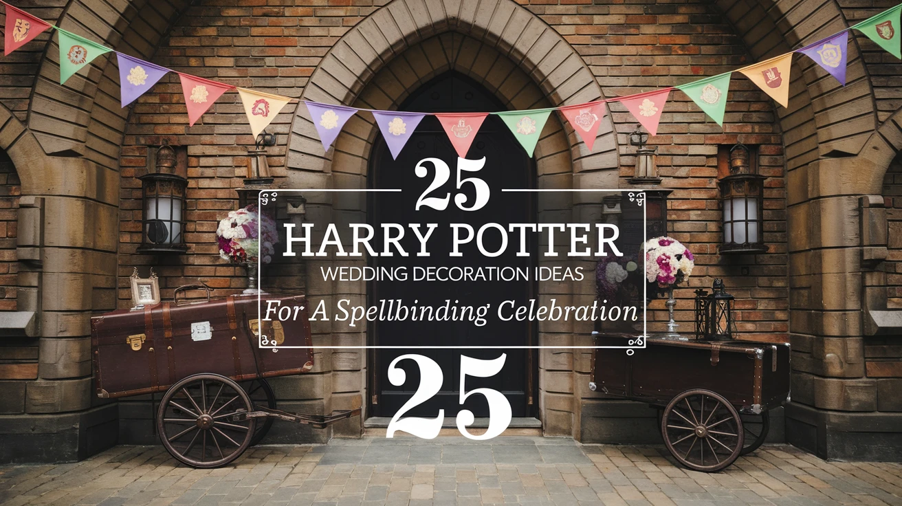 25 Harry Potter Wedding Decoration Ideas for a Spellbinding Celebration