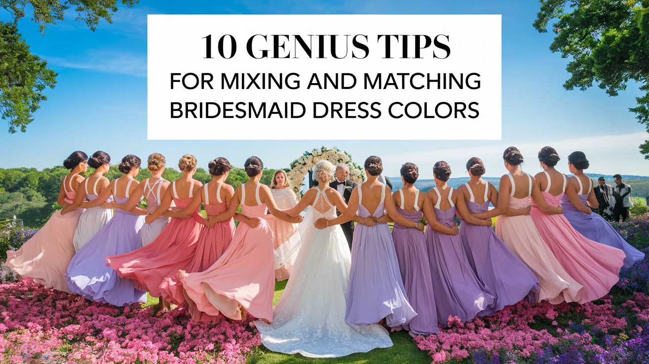 10 Genius Tips for Mixing and Matching Bridesmaid Dress Colors