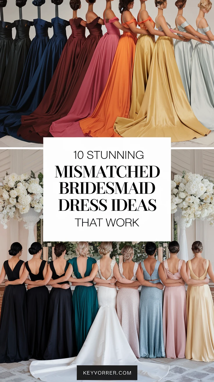 10 Stunning Mismatched Bridesmaid Dress Ideas That Work