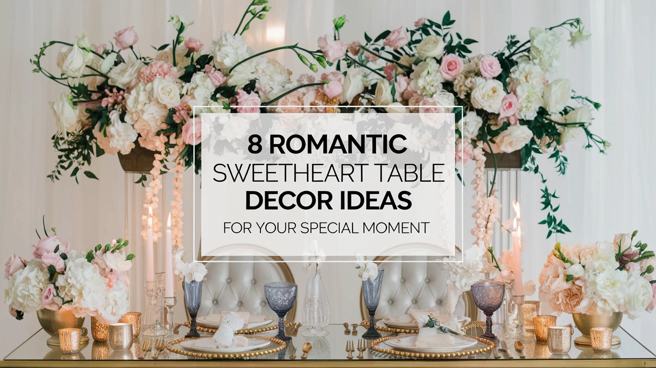 8 Romantic Sweetheart Table Decor Ideas for Your Special Moment