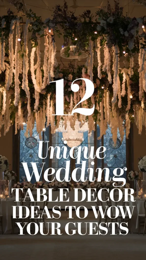12 Unique Wedding Table Decor Ideas to Wow Your Guests