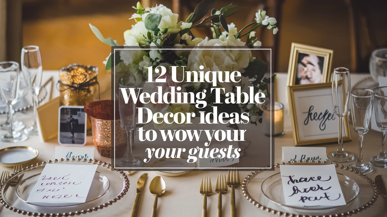12 Unique Wedding Table Decor Ideas to Wow Your Guests