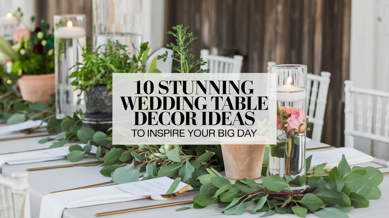 10 Stunning Wedding Table Decor Ideas to Inspire Your Big Day