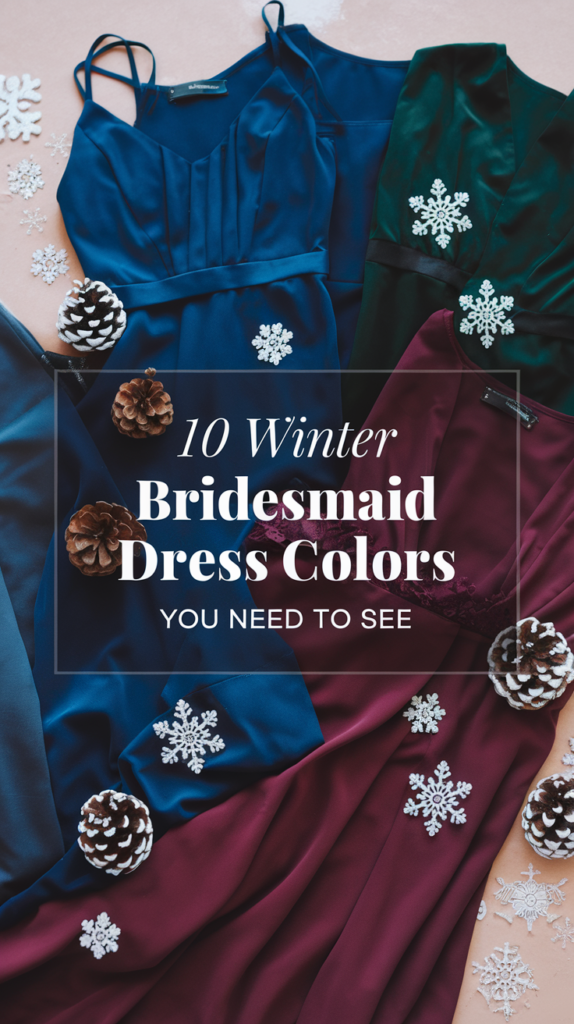 10 Winter Bridesmaid Dress Colors You Need to See