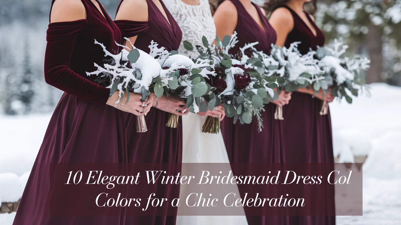 10 Elegant Winter Bridesmaid Dress Colors for a Chic Celebration