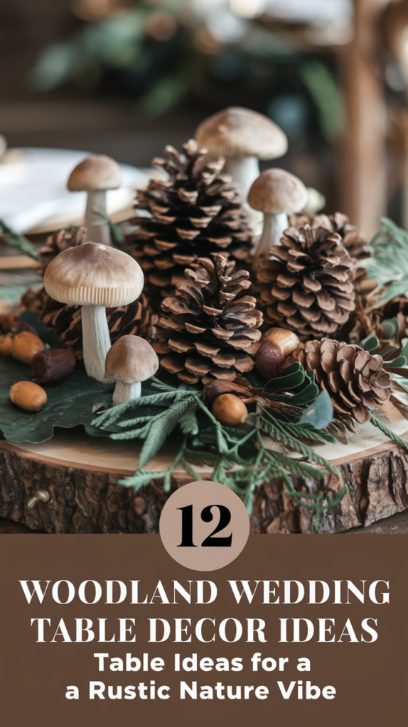 12 Woodland Wedding Table Decor Ideas for a Rustic Nature Vibe